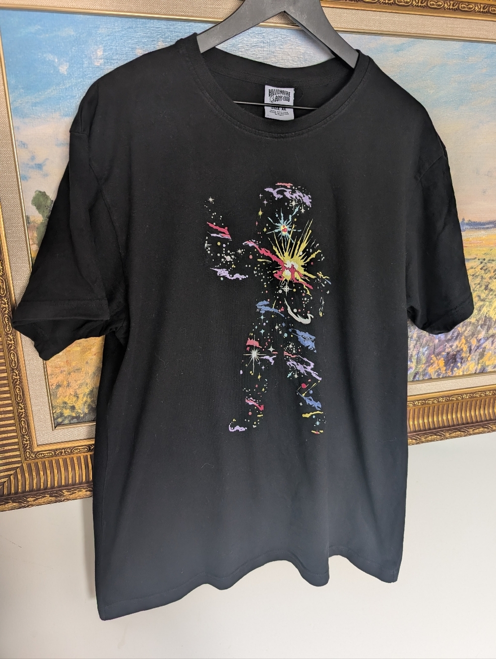 Billionaire Boys Club Black Crewneck Tee with Logo Tag XL